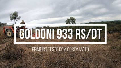 Goldoni 933 RS DT | First test with brushcutter / weeder