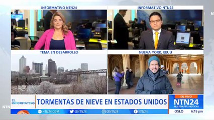 Tormenta invernal amenaza a más de 40 millones de personas en Estados Unidos