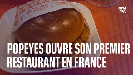 Popeyes ouvre son premier restaurant en France