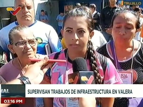 Trujillo | Autoridades regionales supervisan obras de infraestructura en el mcpio. Valera
