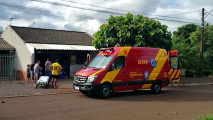 Adolescente fica ferida após sofrer queda em residência no Santos Dumont