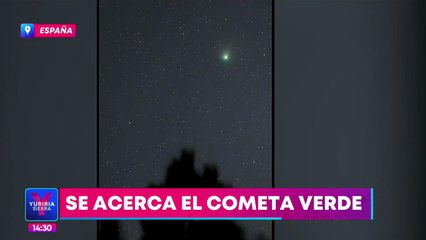 El cometa verde ya se puede apreciar; así se ve en fotos y videos
