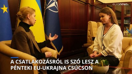 Főként az uniós csatlakozásról lesz szó a pénteki EU-Ukrajna csúcson Kijevben