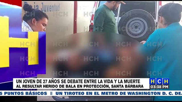 ¡Gravemente herido mototaxista, tras ser atacado a balazos en Protección, Santa Bárbara!