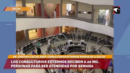 Los consultorios externos reciben a 20 mil personas para ser atendidas por semana
