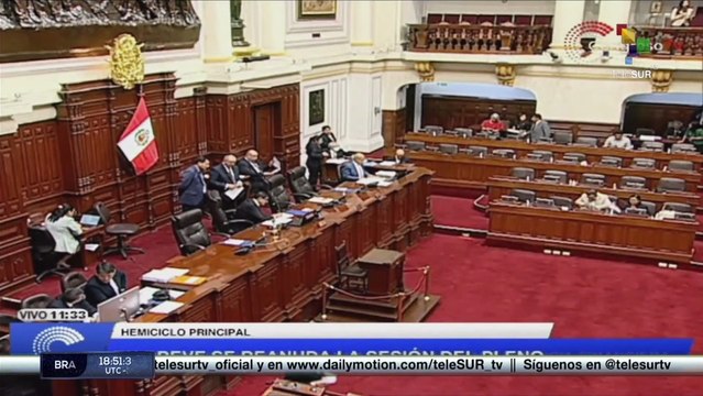 Congreso peruano rechazó el adelanto de las elecciones presidenciales pese a la crisis social y política