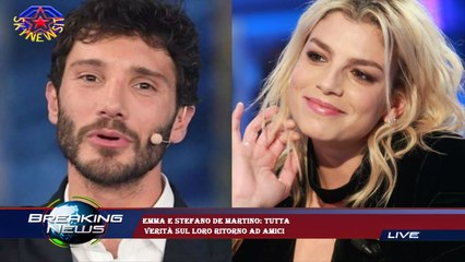 Emma e Stefano De Martino: tutta  verità sul loro ritorno ad Amici