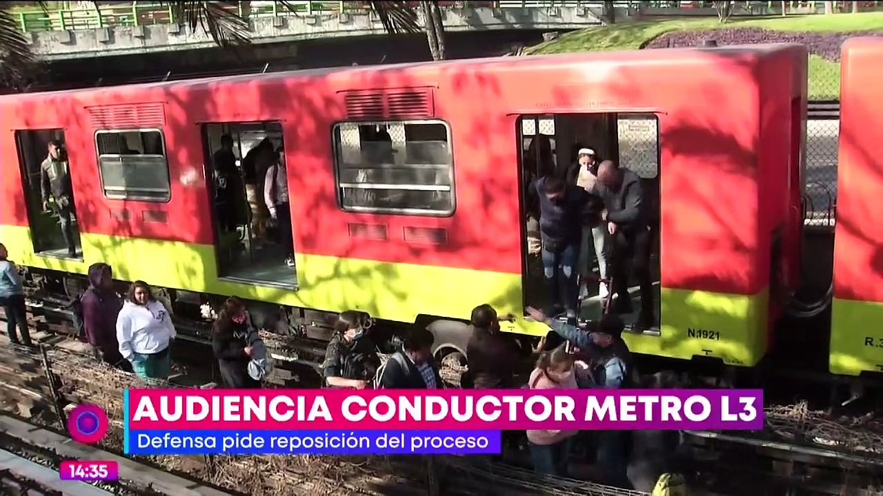 Línea 3 del Metro: Inicia audiencia a conductor del tren accidentado