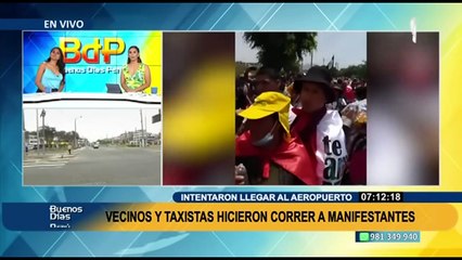 Mototaxista 'chalaco': "si los manifestantes tomaban el aeropuerto, nadie podía trabajar"