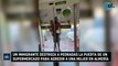 Un inmigrante destroza a pedradas la puerta de un supermercado para agredir a una mujer en Almería
