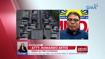 Panayam kay Atty. Romando Artes, MMDA Acting Chairman (February 02, 2023) | UB