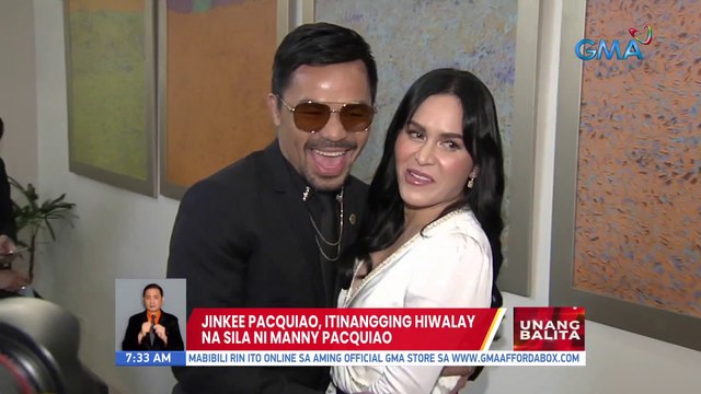 Jinkee Pacquiao, itinangging hiwalay na sila ni Manny Pacquiao | UB