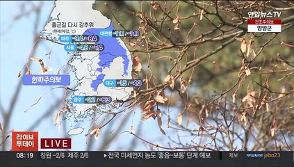 Video herunterladen: [날씨] 곳곳 한파특보, 출근길 다시 강추위…동해안 건조