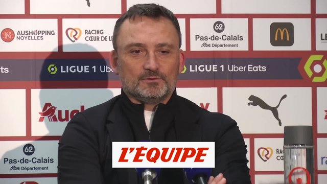 Franck Haise « Ils ont été un peu plus forts que nous » - Foot - Lens