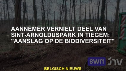 Aannemer vernietigt een deel van Sint-ArnolduSpark in TieGem: "Attack on Biodiversity"