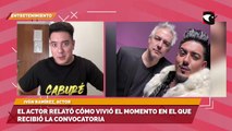 El actor relató cómo vivió el momento en el que recibió la convocatoria