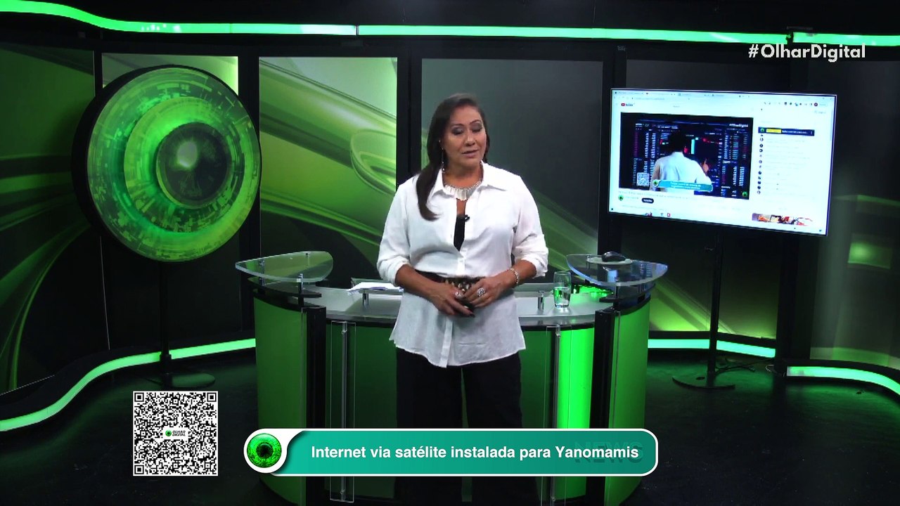 Internet via satélite instalada para Yanomamis