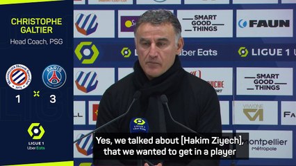 PSG not to blame for Ziyech move collapsing says Galtier