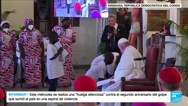 Papa Francisco hizo llamado para detener abusos en RD Congo tras escuchar testimonios de víctimas