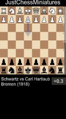 White cant defend an attack on the open h file. Italian opening.