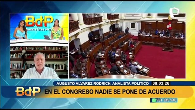 Augusto Álvarez Rodrich: “En el Congreso lo que quieren es quedarse el mayor tiempo posible”