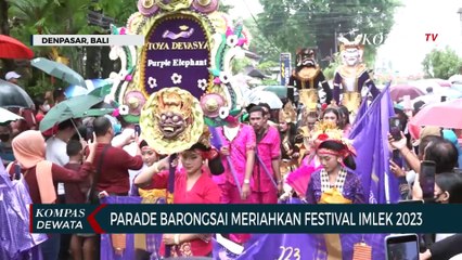 Parade Barongsai Meriahkan Festival Imlek 2023