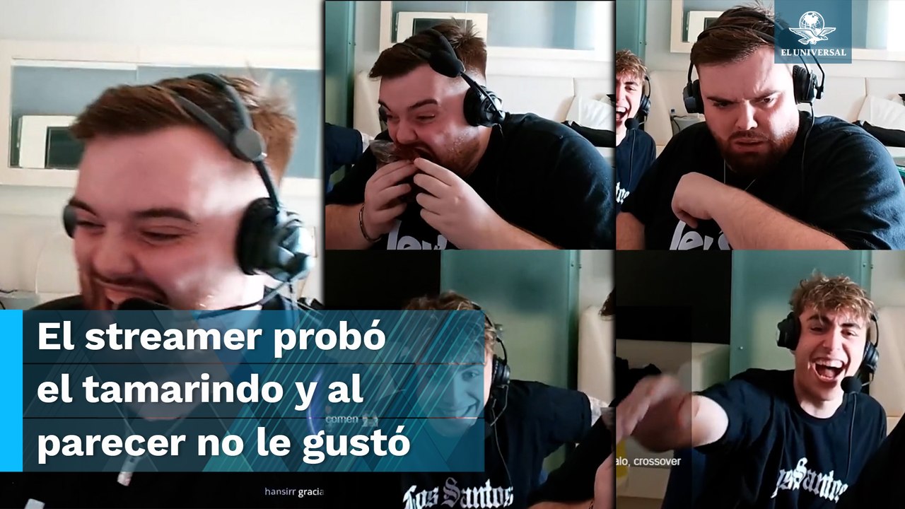 Así reaccionó Ibai Llanos tras probar el dulce de tamarindo