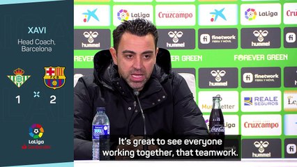 Betis win one of the best of the season - Xavi