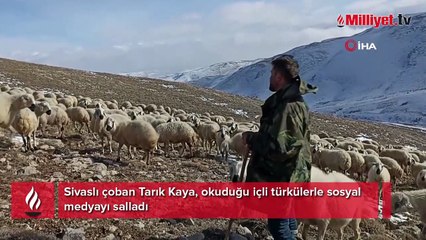 Sivaslı çoban sosyal medyayı salladı