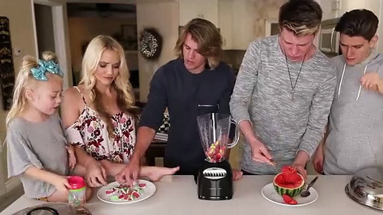 SOUREST GUMMY DRINK IN THE WORLD CHALLENGE!! Warheads, Toxic Waste Smoothie (EXTREMELY DANGEROUS).mp4