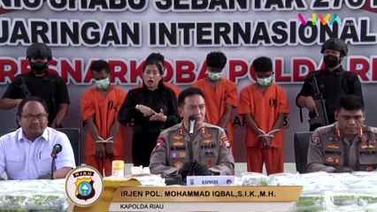 Polda Riau 'Ketiban' 14 Karung Narkoba