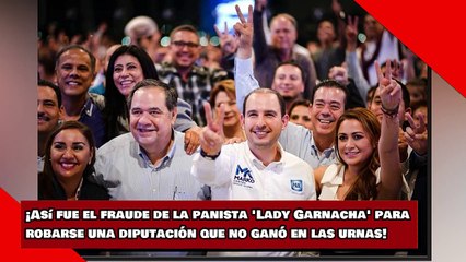 ¡Así fue el fraude de la panista 'Lady Garnacha' pararobarse una diputación que no ganó en las urnas!