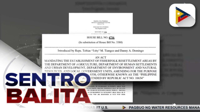 Panukalang pagtatag ng fisherfolk resettlement areas, aprubado na sa ikalawang pagbasa ng Kamara