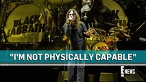 Ozzy Osbourne Retires From Touring After Spinal Injury _ E! News