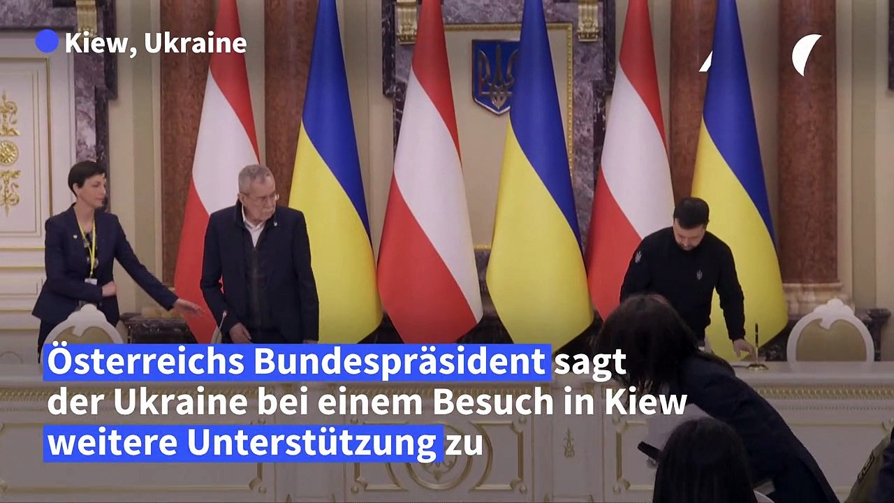 Österreich sagt Ukraine weitere Unterstützung zu
