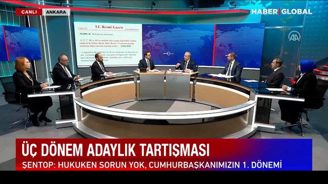 Meclis Başkanı Şentop: Hukuken sorun yok, Cumhurbaşkanımızın 1. dönemi