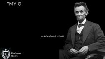“My great concern is not whether you have failed, but whether you are content with your failure.” Abraham Lincoln Thoughts