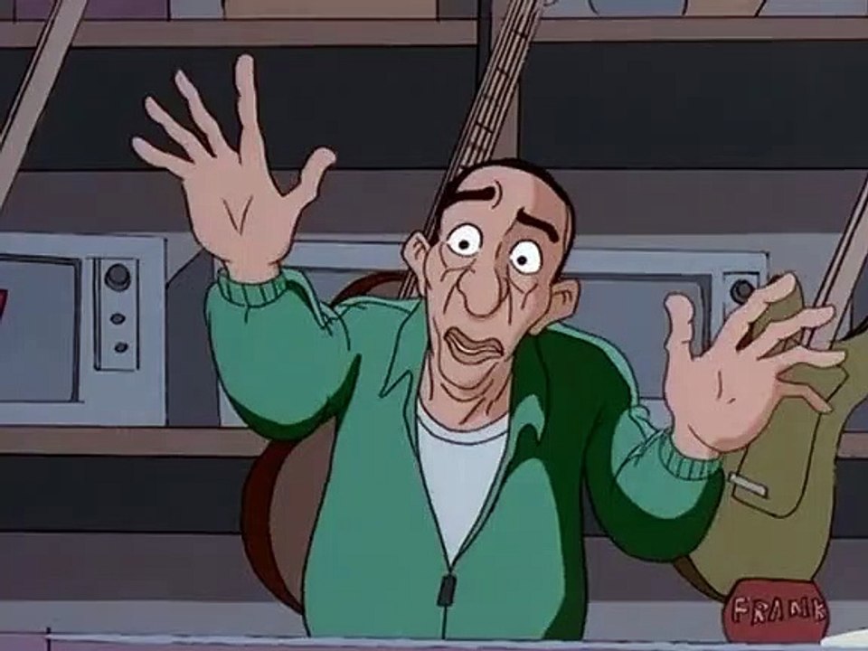 Man in black cartoon episode