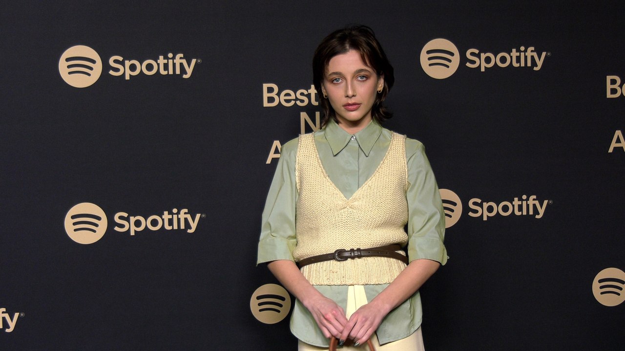 Emma Chamberlain 2023 Spotify's Best New Artist Party Black Carpet | Grammy Party