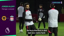 Klopp hits back at claims of Salah's poor form being related to his new contract