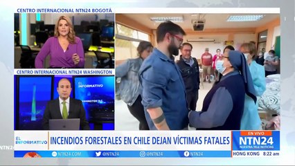 Dos muertos tras la caída de un helicóptero que combatía incendios en Chile