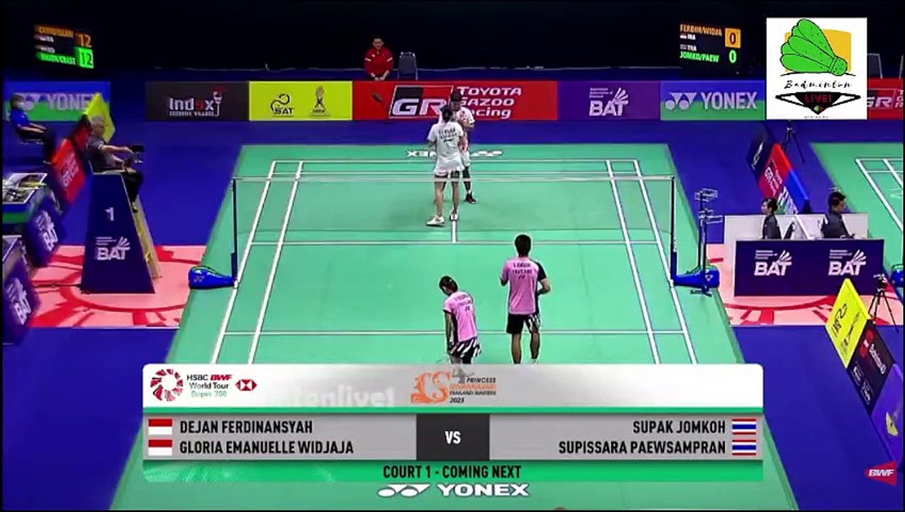 Dejan Ferdinansyah/Gloria Emanuelle Widjaja vs Supak Jomkoh/Supissara Paewsampran | R16 | Thailand Masters 2023