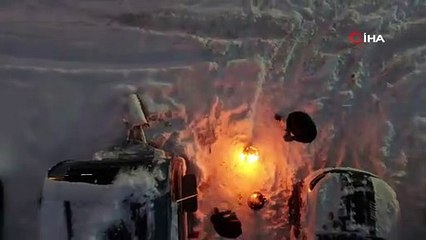 Uludağ’da gündüz kayak gece ateş başında sohbet keyfi