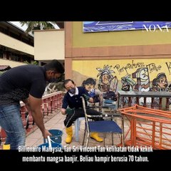 Michelle Yeoh dan Vincent Tan Bantu Mangsa Banjir!