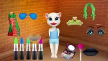 Talking tom billu dulhan dress lipstick taj sunglasses best colour cat makeup comedy video