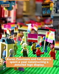 Disabled Trans Woman Builds Her Own Pride March with Lego 🌈