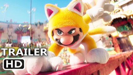 THE SUPER MARIO BROS MOVIE Cat Mario VS Donkey Kong TV Spot NEW 2023