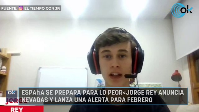 España se prepara para lo peor Jorge Rey anuncia nevadas y lanza una alerta para febrero
