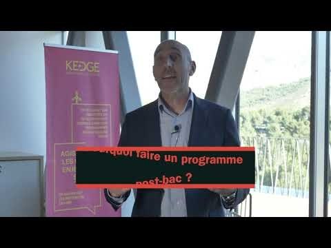 Cédric Ghetty, Directeur des Programmes de KEDGE détaille les 3 programmes Post-Bac de KEDGE BS