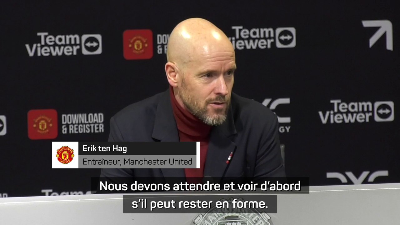 Ten Hag : "Martial a les qualités pour améliorer notre équipe"